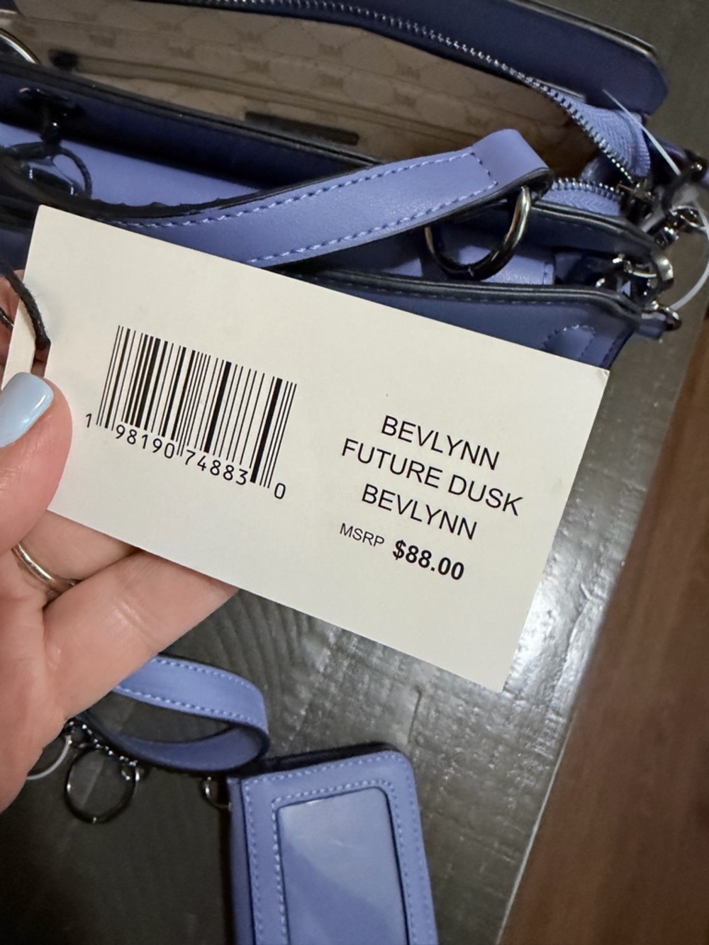 Steve Madden Bevelynn Future Dusk Crossbody Bag - Lavender